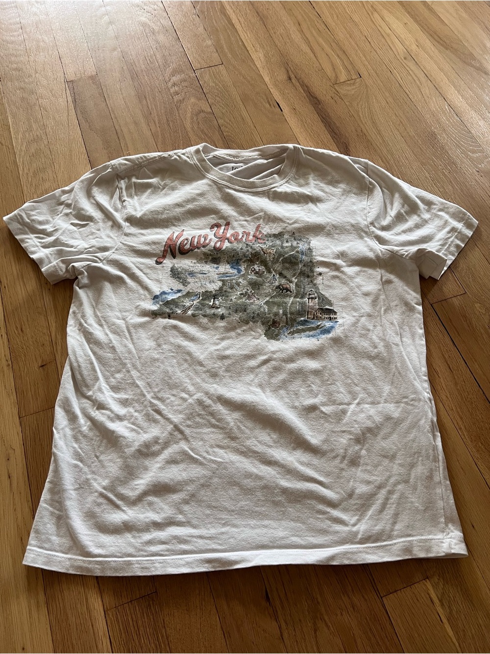 J. Crew 'New York' Graphic Short-Sleeve Tee S